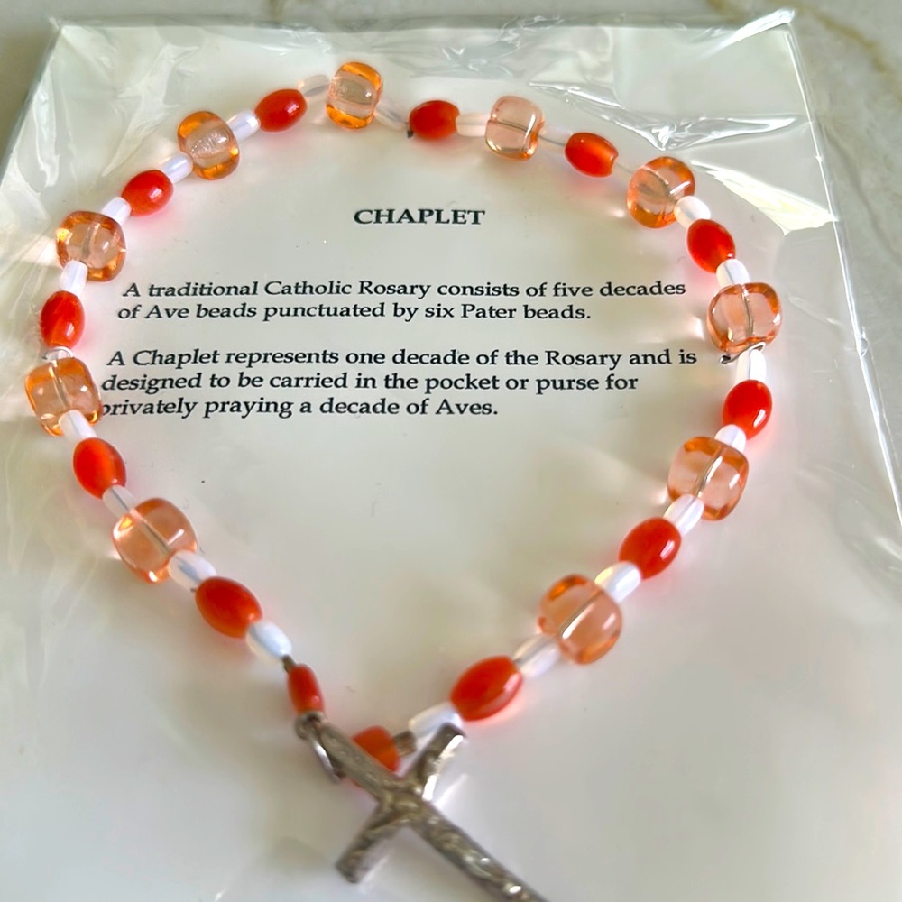 A traditional Catholic Rosary! Handmade